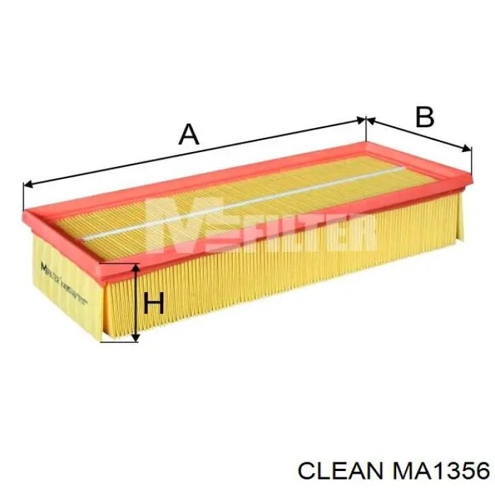 Купити MA1356 Clean Автомобільний фільтр повітря