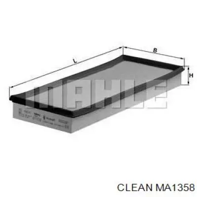 Купити MA1358 Clean Автомобільний фільтр повітря