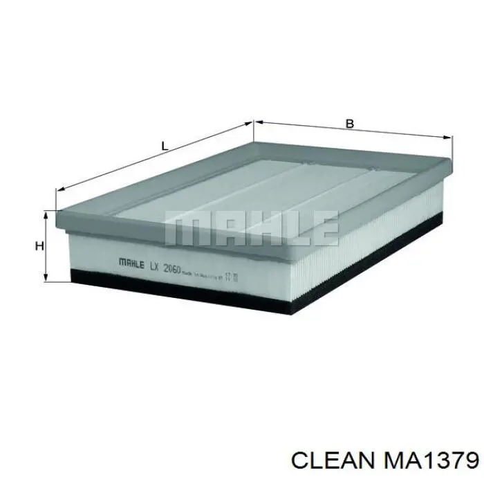 Купити MA1379 Clean Автомобільний фільтр повітря