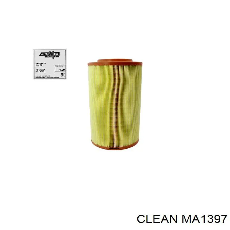 MA1397 Clean Повітряний фільтр двигуна