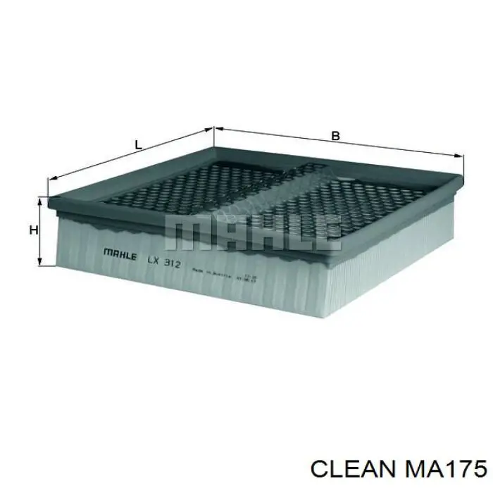 Купити MA175 Clean Автомобільний фільтр повітря