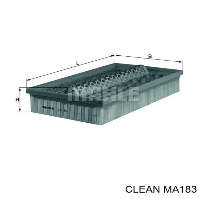 Фільтр повітряний MA183 Clean