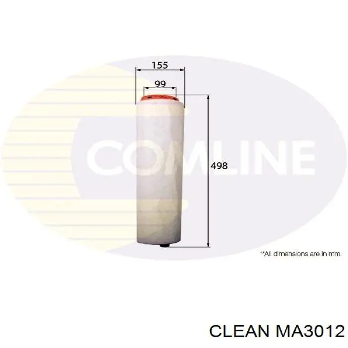 MA3012 Clean фільтр повітряний