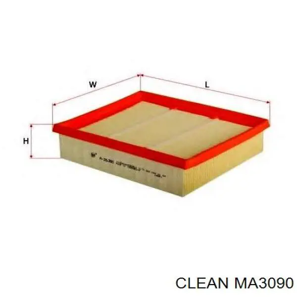 Елемент повітряного фільтра Clean MA3090 ціна, від 10.36 USD