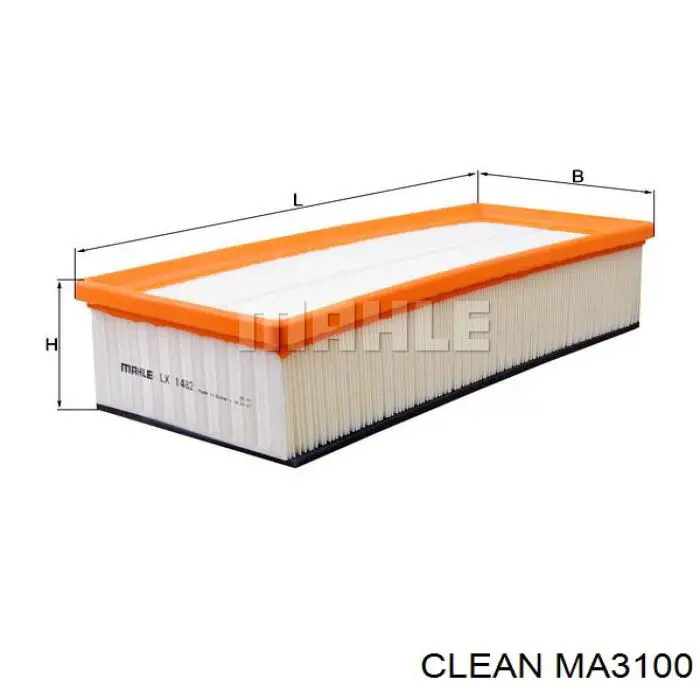 Повітряний фільтр MA3100 Clean