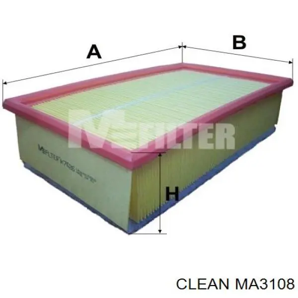MA3108 Clean фільтр повітряний