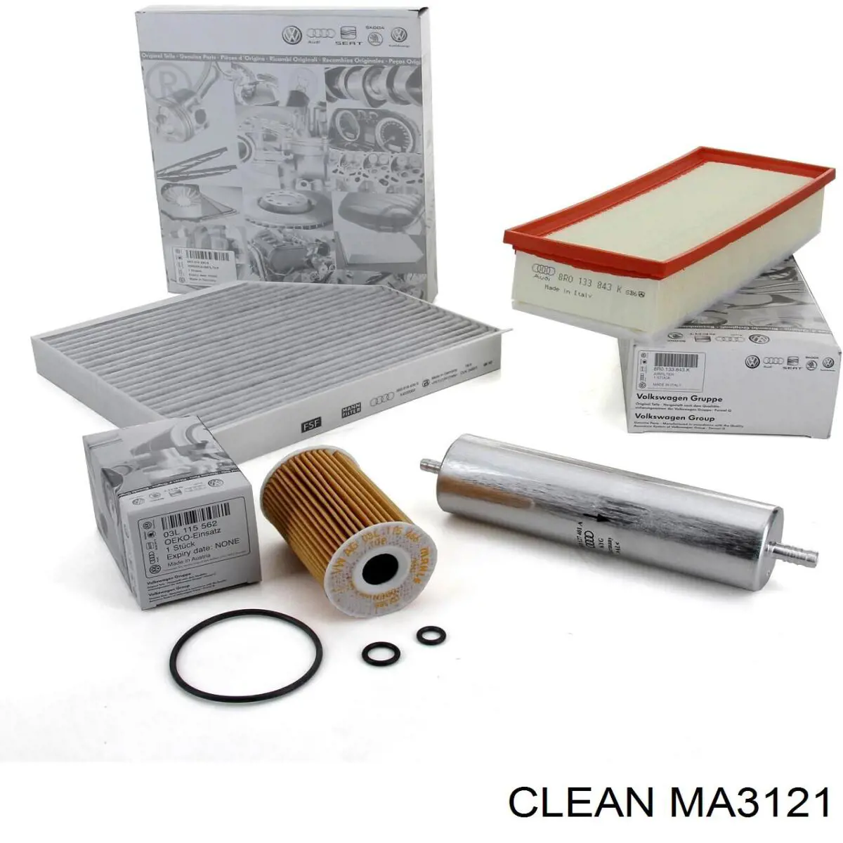 MA3121 Clean Повітряний фільтр двигуна