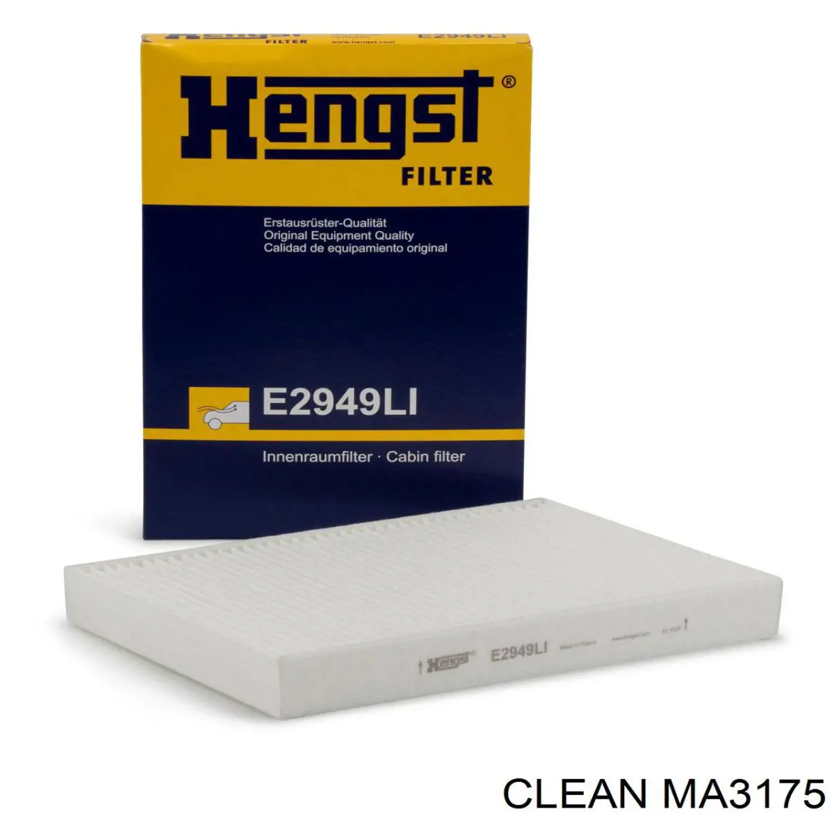 Елемент повітряного фільтра Clean MA3175 ціна, від 12.88 USD