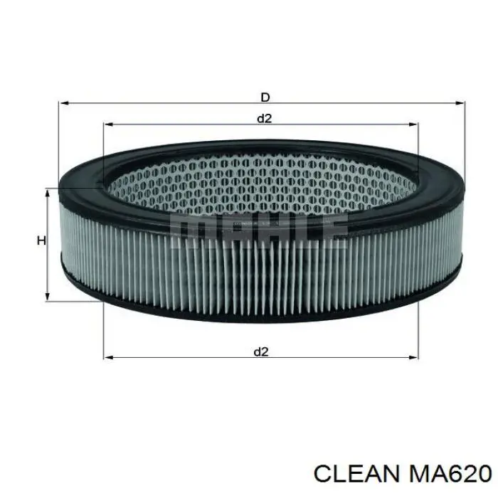MA620 Clean Повітряний фільтр двигуна