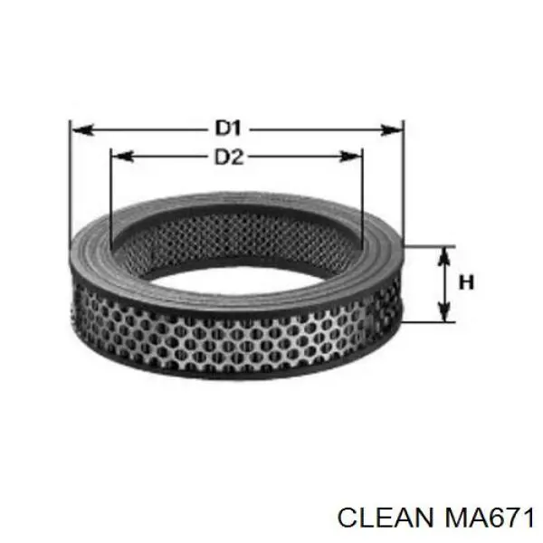Купити MA671 Clean Автомобільний фільтр повітря