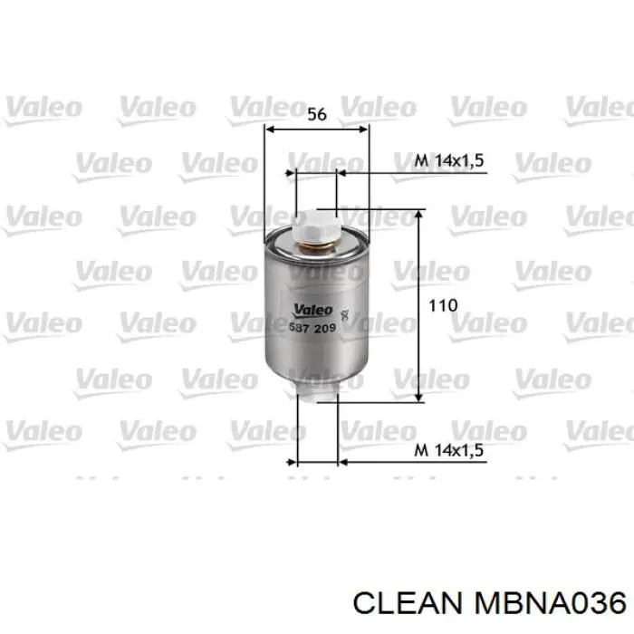 Купити MBNA036 Clean Фільтр-відстійник палива грубої очистки