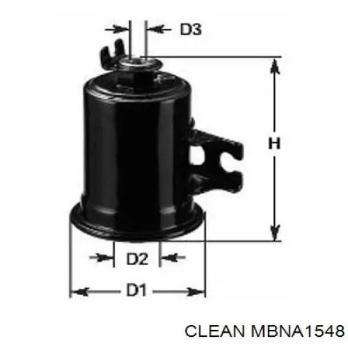 MBNA1548 Clean фільтр паливний