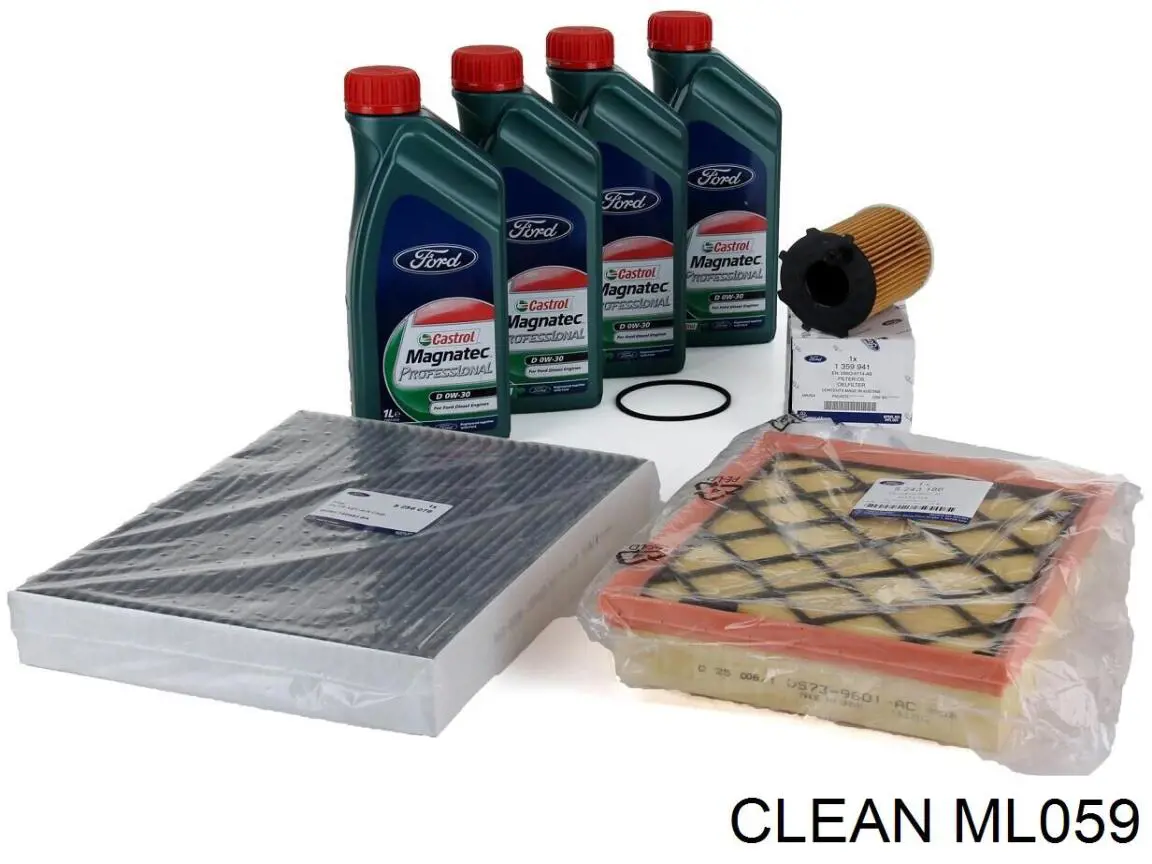 Масляний фільтр двигуна Clean ML059 ціна, від 7.13 USD