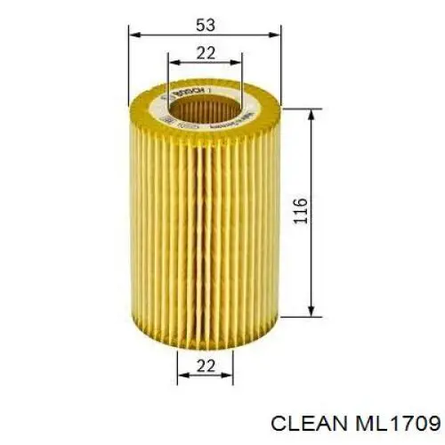 Купити ML1709 Clean Фільтр очищення масла відцентровий