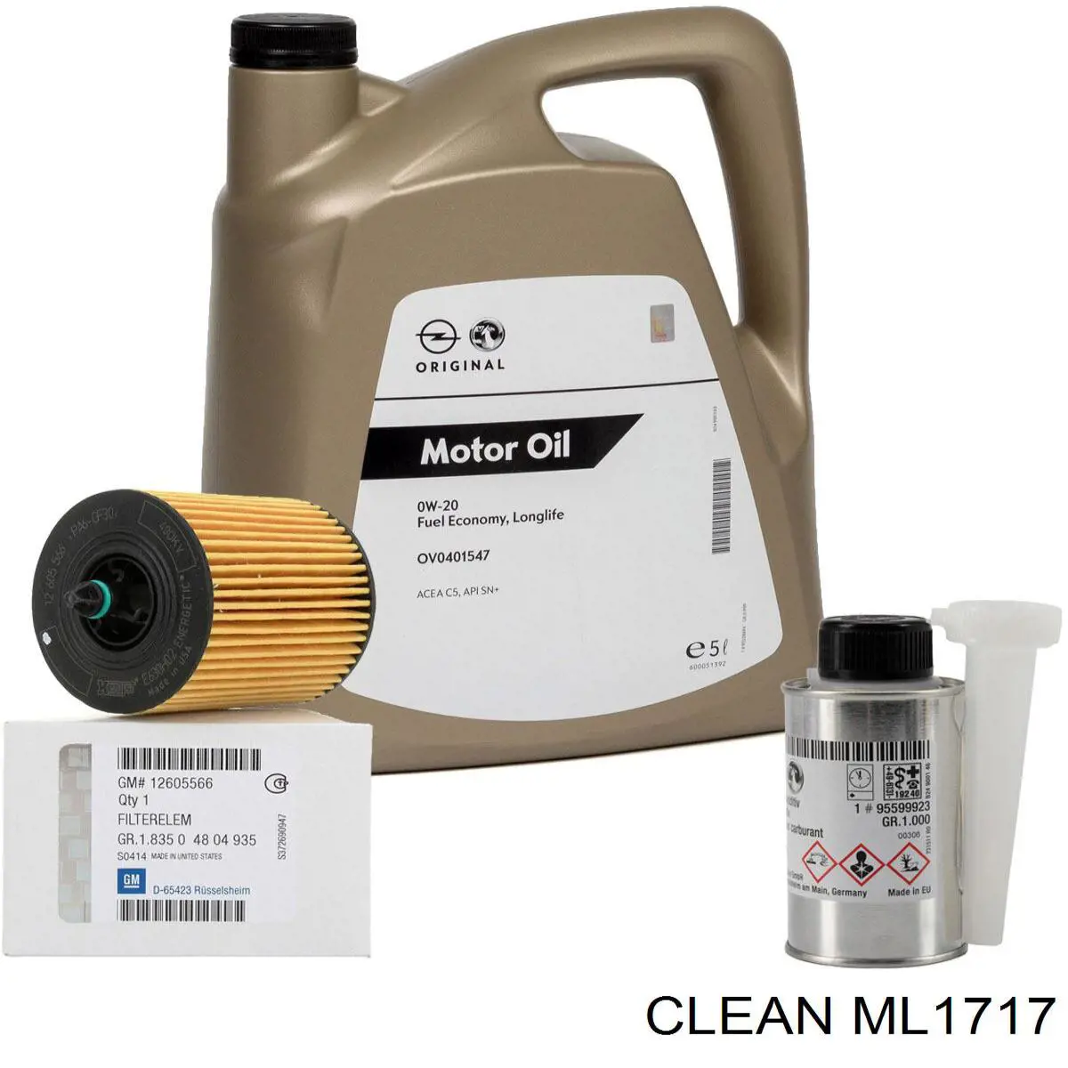 Масляний фільтр двигуна Clean ML1717 ціна, від 4.60 USD