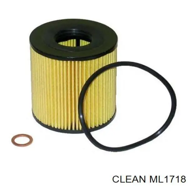 Масляний фільтр двигуна Clean ML1718 ціна, від 5.07 USD