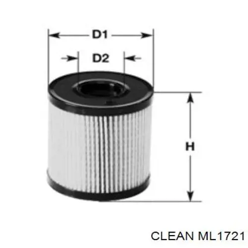 Масляний фільтр ML1721 Clean