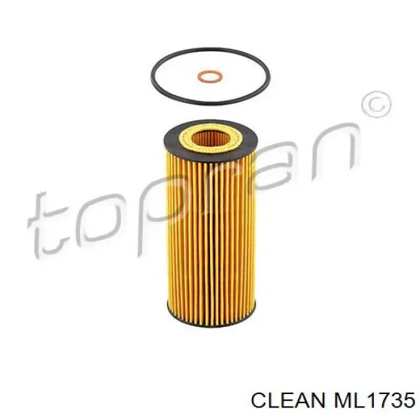 Масляний фільтр двигуна Clean ML1735 ціна, від 6.52 USD