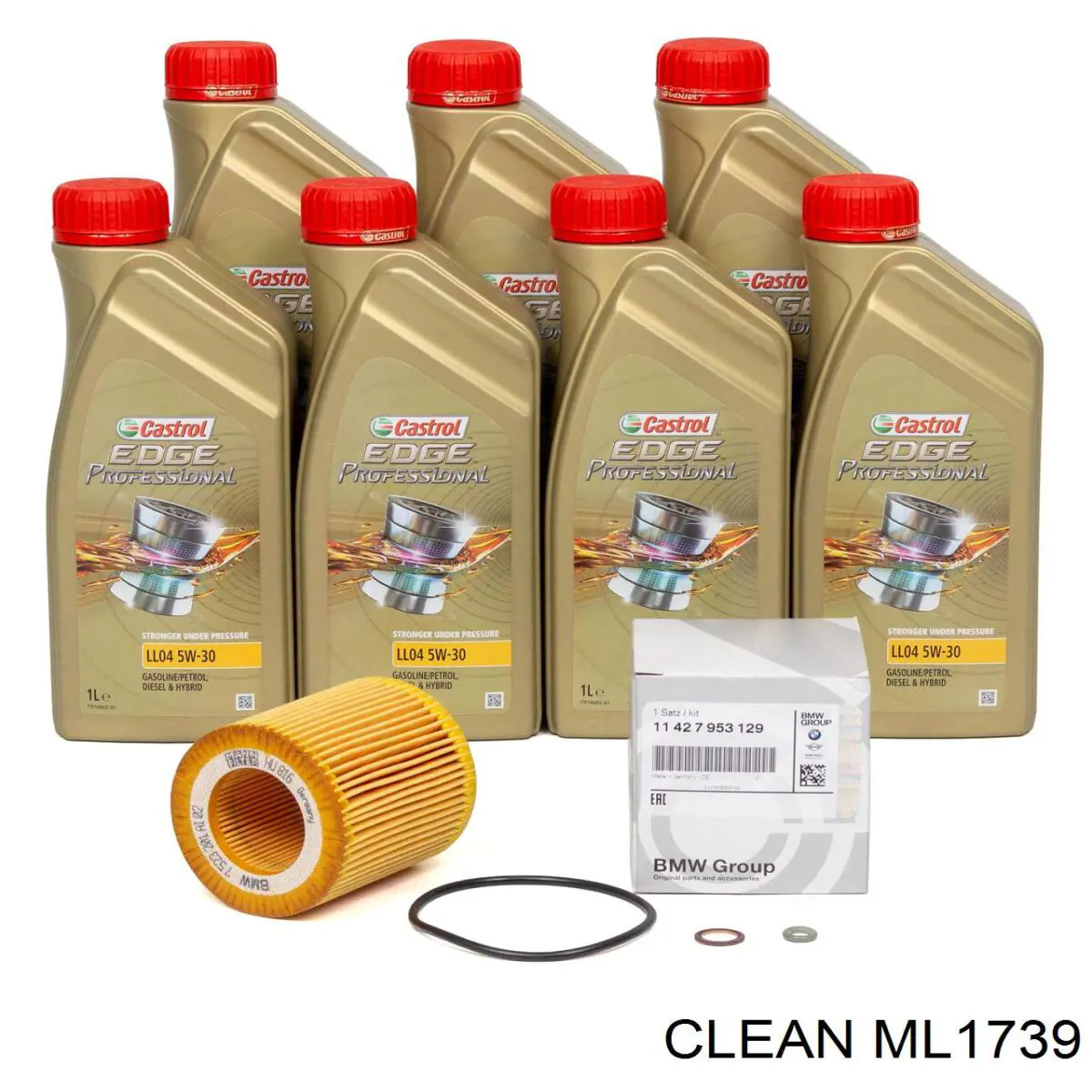 Масляний фільтр двигуна Clean ML1739 ціна, від 7.72 USD