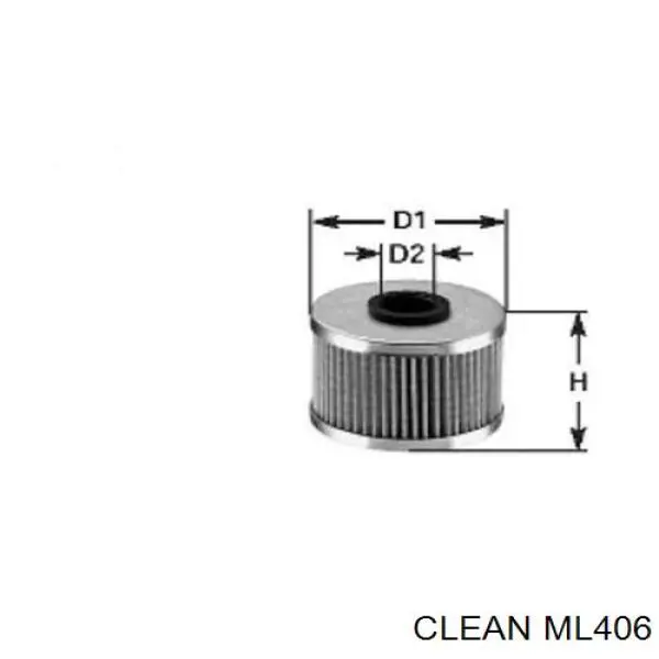 Масляний фільтр ML406 Clean