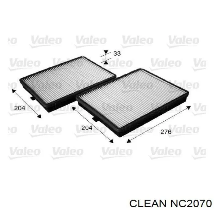 Фільтр повітряний обігрівача Clean NC2070 ціна, від 13.61 USD