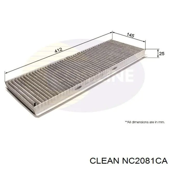 Купити NC2081CA Clean Фільтр салону вугільний