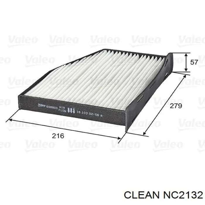 Купити NC2132 Clean Фільтр салону вугільний