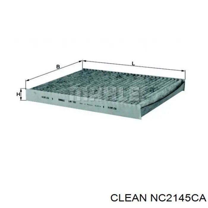Фільтр повітряний обігрівача Clean NC2145CA ціна, від 3.63 USD