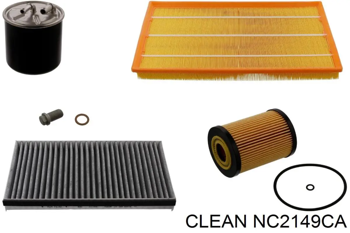 Фільтр повітряний обігрівача Clean NC2149CA ціна, від 8.39 USD