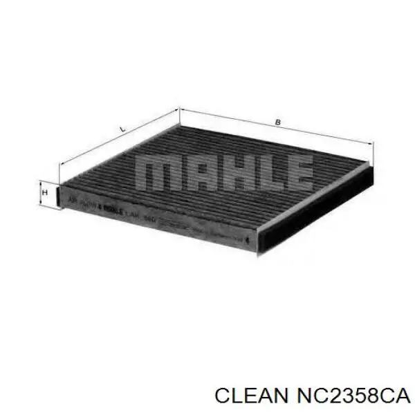 Купити NC2358CA Clean Фільтр салону вугільний