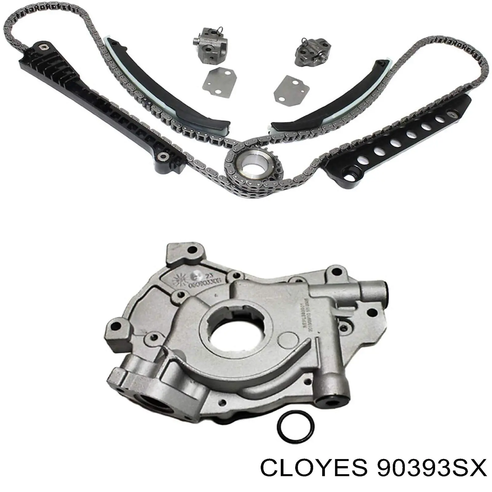Купити 90393SX Cloyes Комплект ланцюга ГРМ