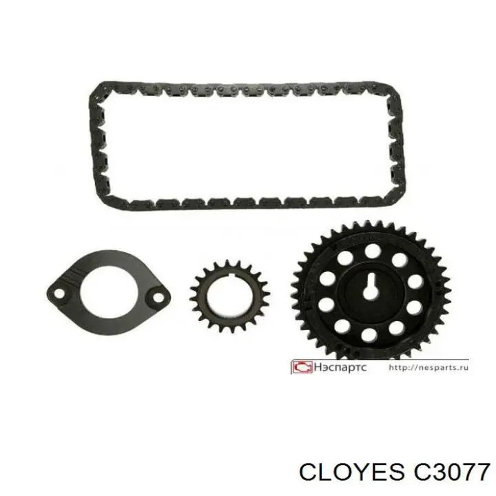 C3077 Cloyes ланцюг грм, комплект