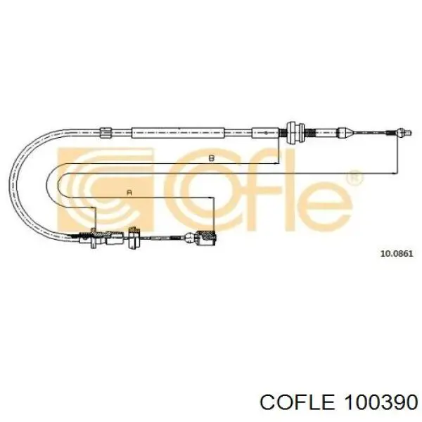 Трос газу 5120701 Autotechteile