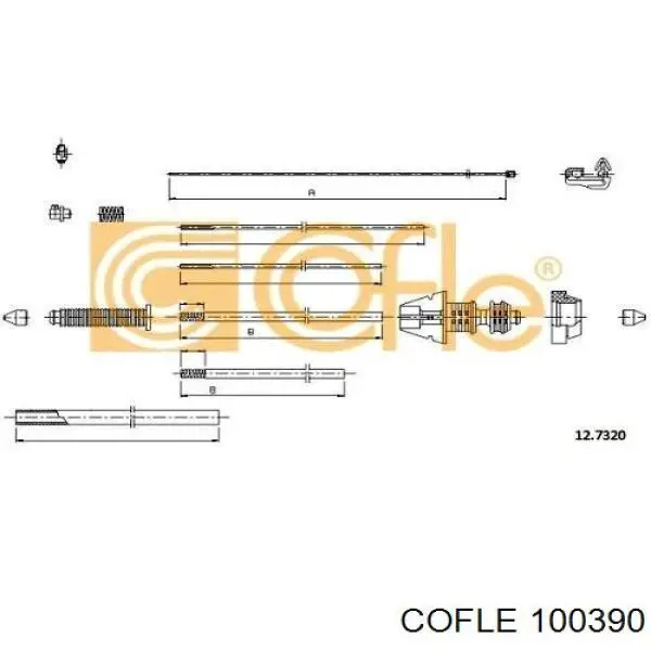 Купити 413081 Adriauto Трос газу
