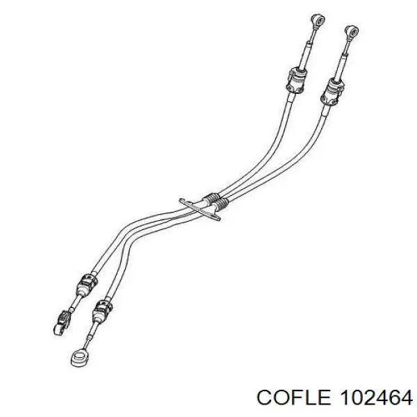 Трос КПП Cofle 102464