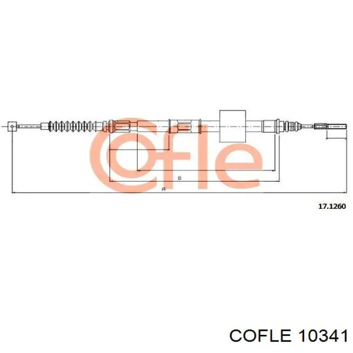Купити 10341 Cofle Трос зчеплення