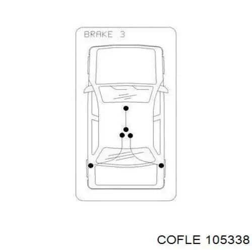 Купити 5041276 Ford Трос ручного гальма передній