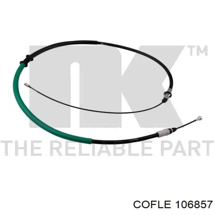 Трос ручного гальма задній, правий/лівий 106857 Cofle