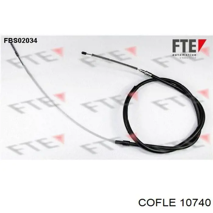 Трос ручного гальма задній, правий/лівий Cofle 10740 ціна, від 6.24 USD