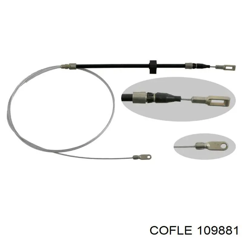 RM4301 Goodrem Трос ручного гальма передній