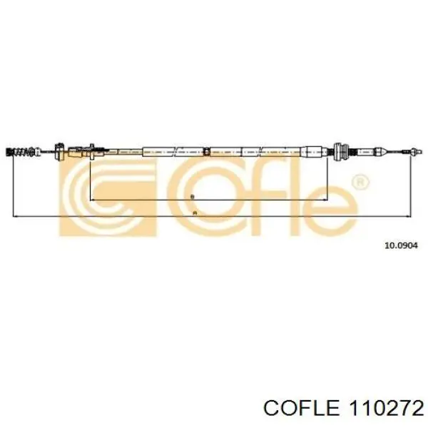 Купити LAAC0292 Starline Трос газу