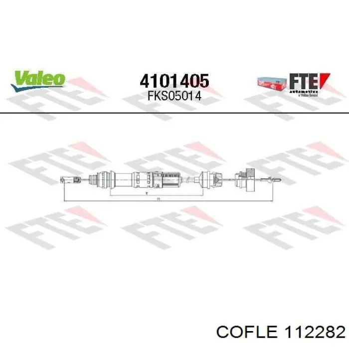 112282 Cofle Трос зчеплення