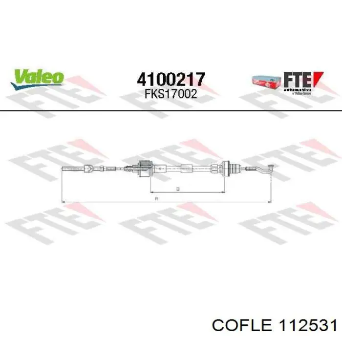 90446929 Opel Трос зчеплення