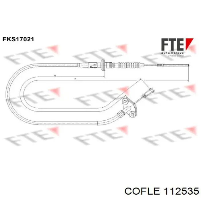 Трос зчеплення LACL0627 Starline