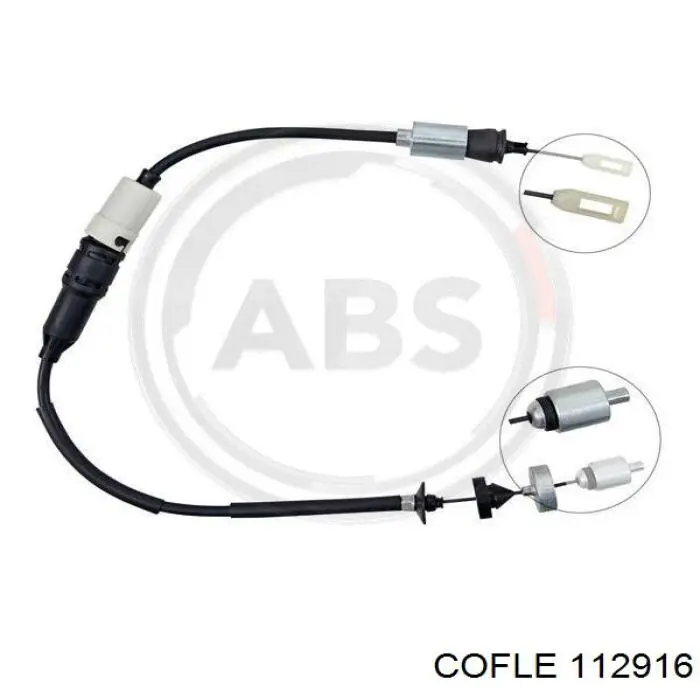 Трос зчеплення Cofle 112916 ціна, від 35.07 USD