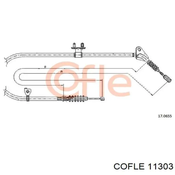 Трос зчеплення Eurorepar E074322 ціна, від 6.97 USD