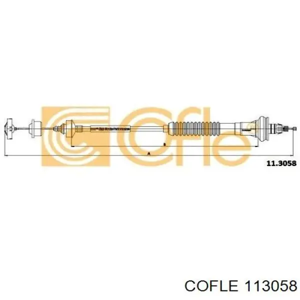 Трос зчеплення Cofle 113058 ціна, від 20.12 USD