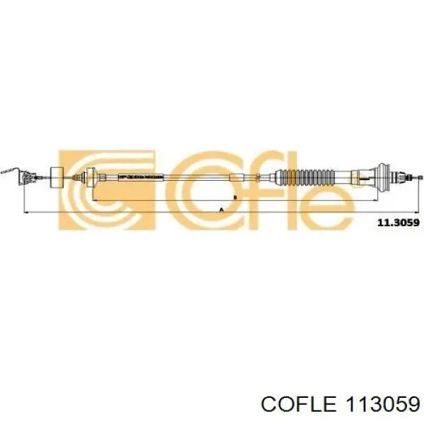 Трос зчеплення Cofle 113059 ціна, від 21.27 USD