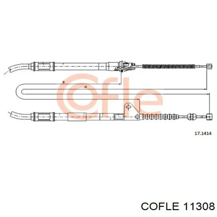 Трос зчеплення Cavo 6001120 ціна, від 10.30 USD