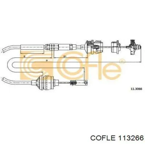 Трос зчеплення Peugeot/Citroen 2150N1 ціна, від 24.75 USD